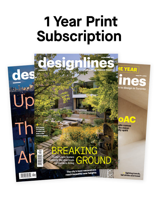 Designlines | 1-Year Print Subscription