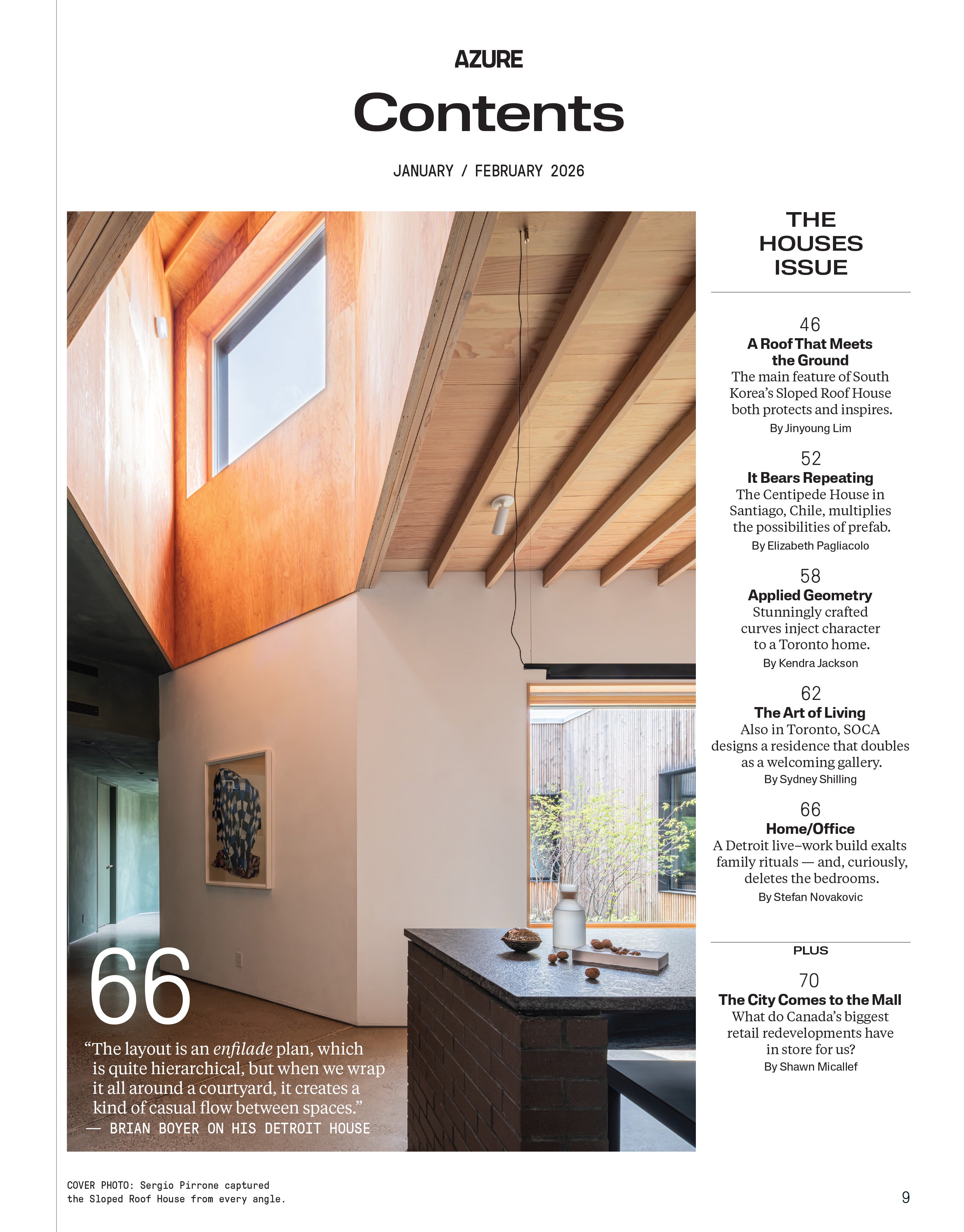 The Houses Issue | January/February 2026