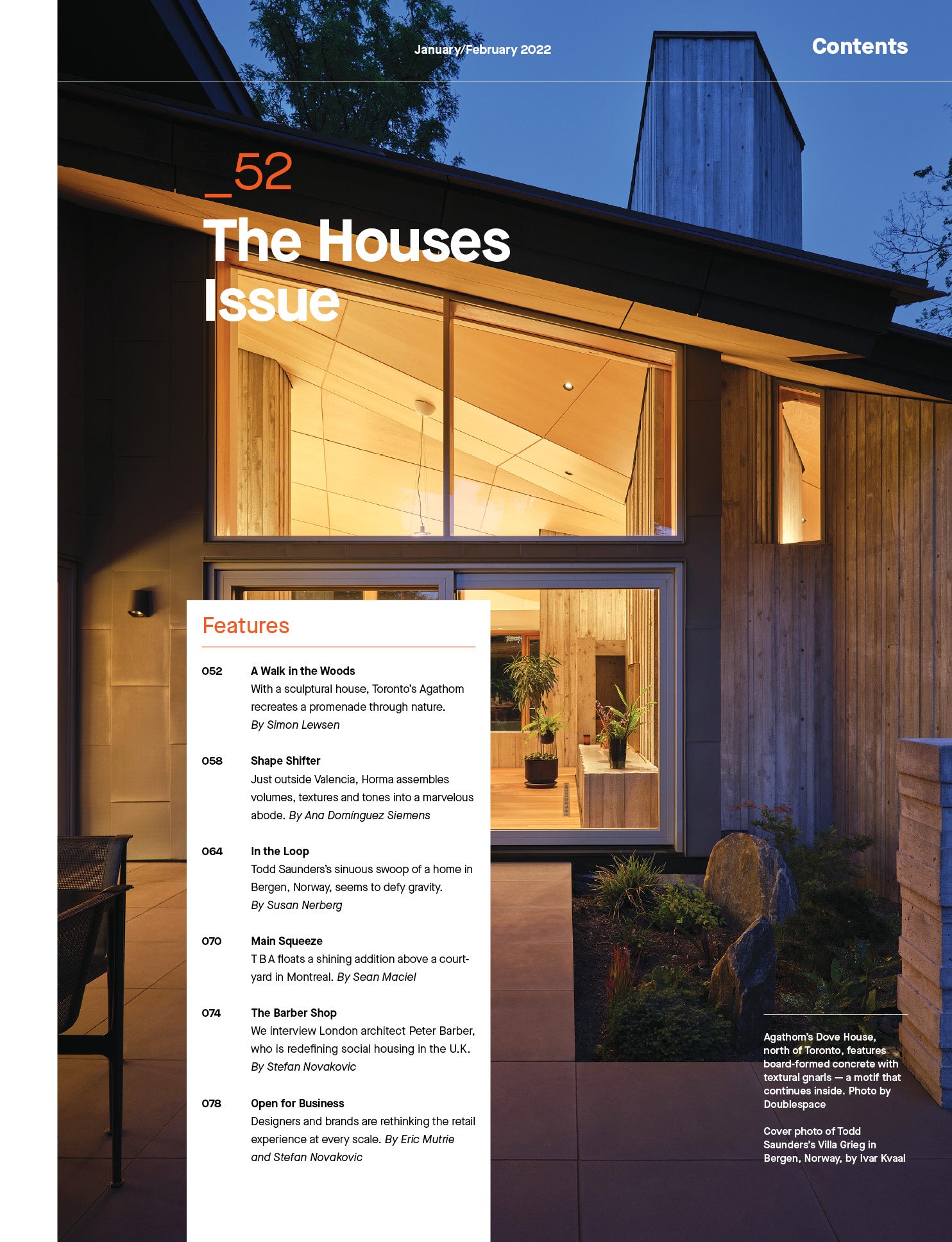 The Houses Issue | Jan/Feb 2022 Issue