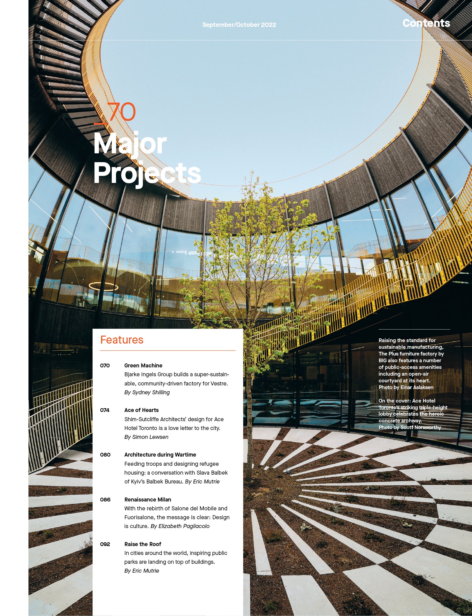 The Major Projects Issue | September/October 2022 Issue