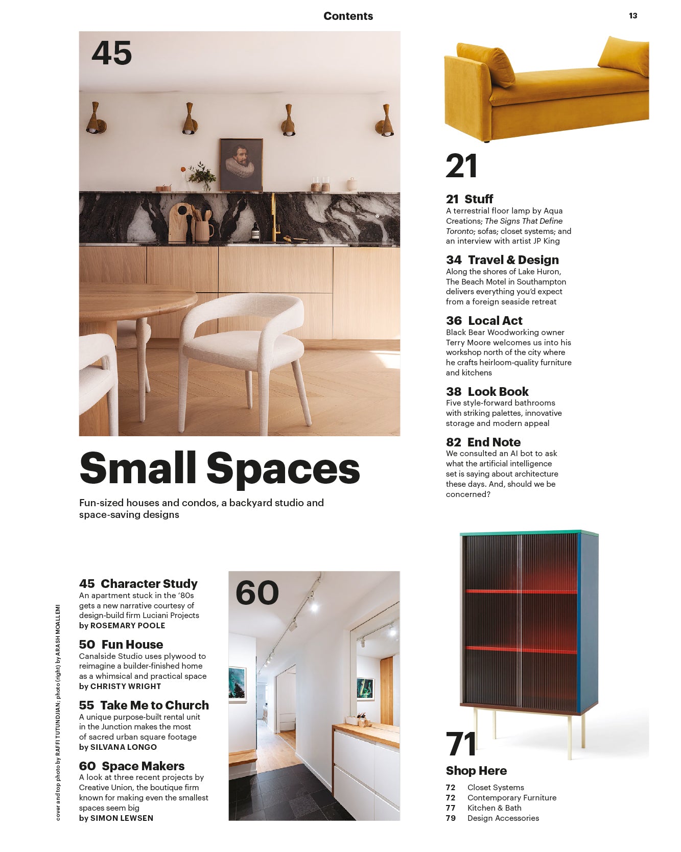 Issue 1, 2023: Small Spaces