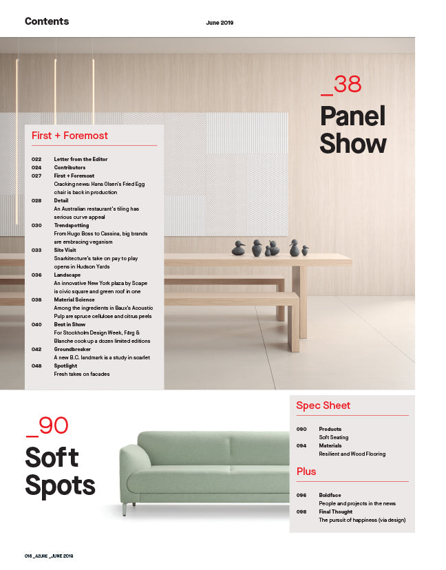 The Workspace Issue, June 2019 - Contents 1