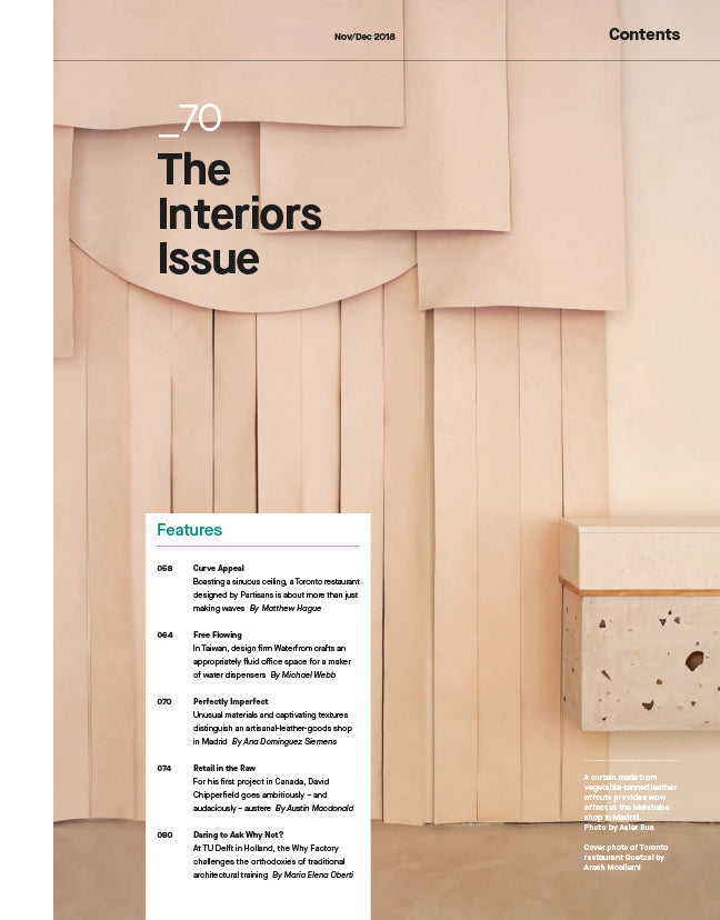 The Interiors Issue, Nov/Dec 2018