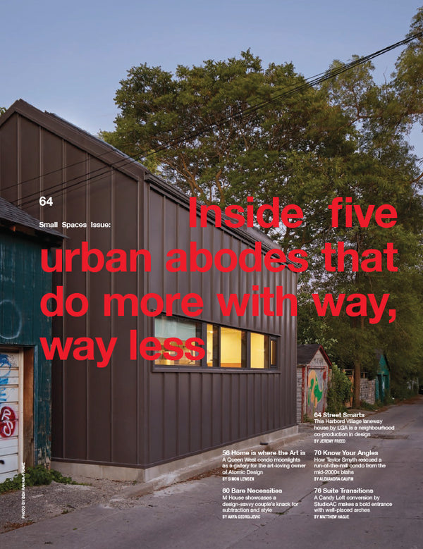 Designlines Magazine - Small Spaces Issue, Summer 2019 - Contents 1