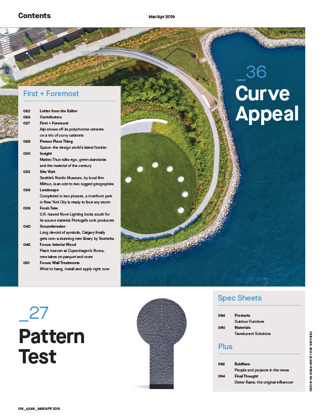 The Products and Materials Issue, Mar/Apr 2019 - Contents 2