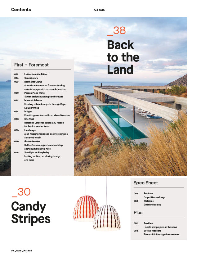 The Trends Issue, Oct 2018 - Contents