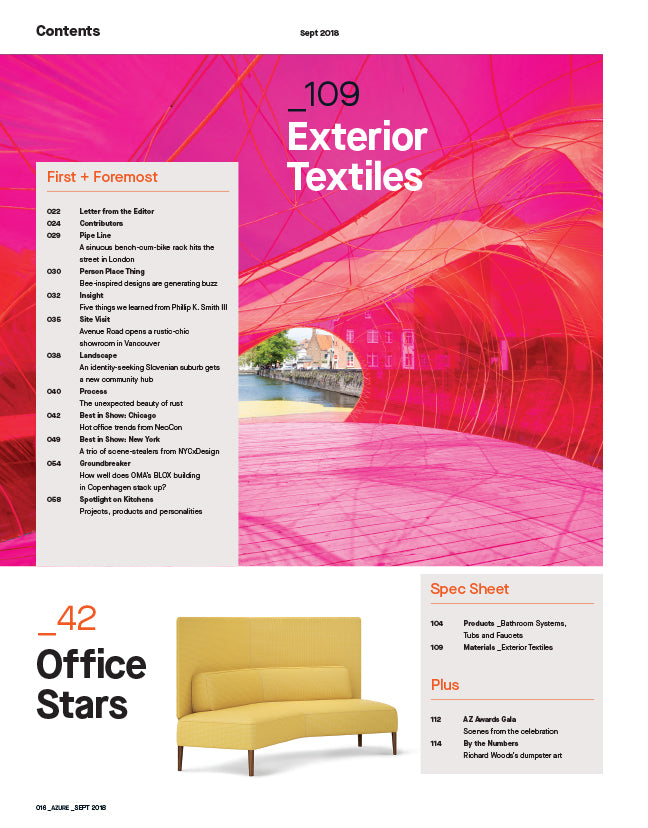 The Urbanism Issue, Sept 2018