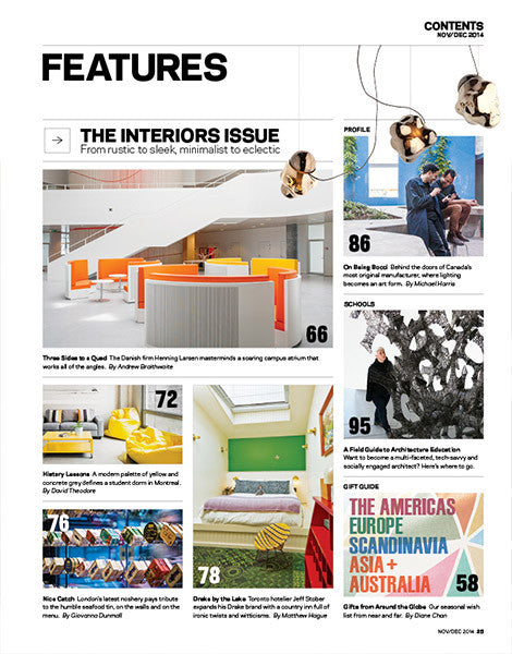 Interiors Issue, Nov/Dec 2014