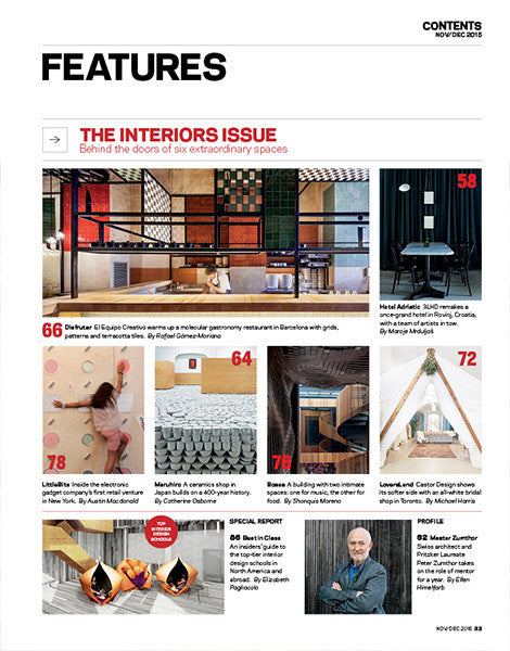 Interiors Issue, Nov/Dec 2015