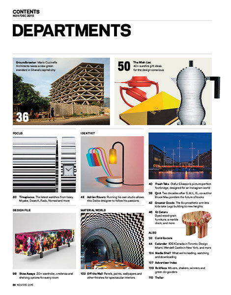 Interiors Issue, Nov/Dec 2015