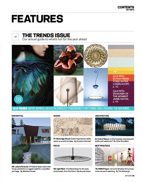 Trends Issue, Oct 2014