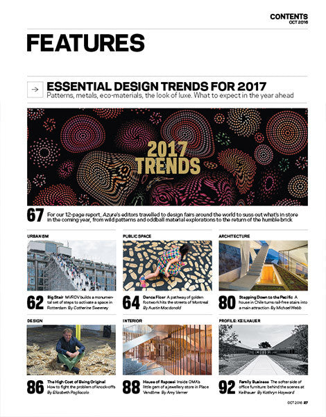Trends Issue, Oct 2016